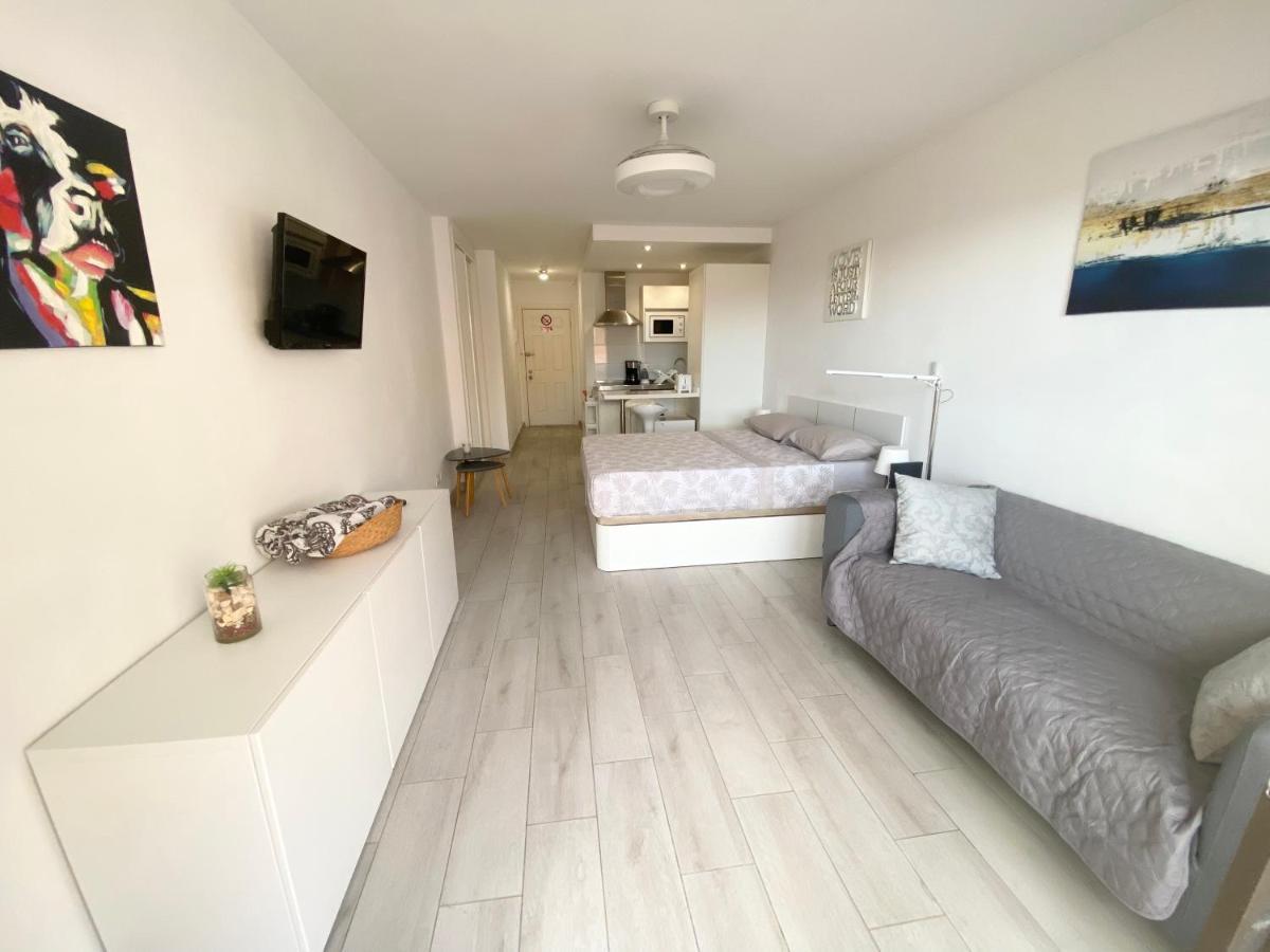 Top Floor, Panoramic Studio, Heated Pool Los Cristianos  Exteriér fotografie