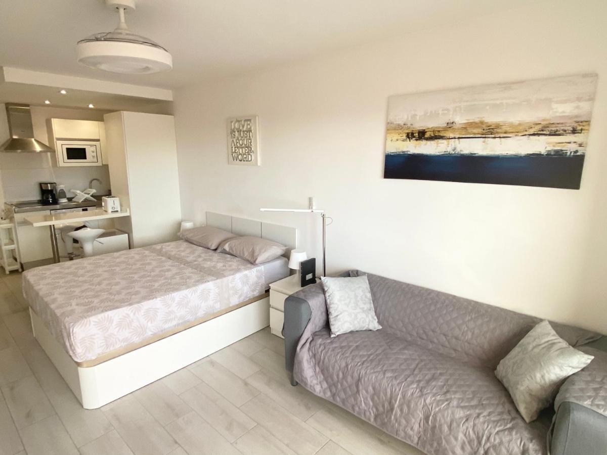 Top Floor, Panoramic Studio, Heated Pool Los Cristianos  Exteriér fotografie